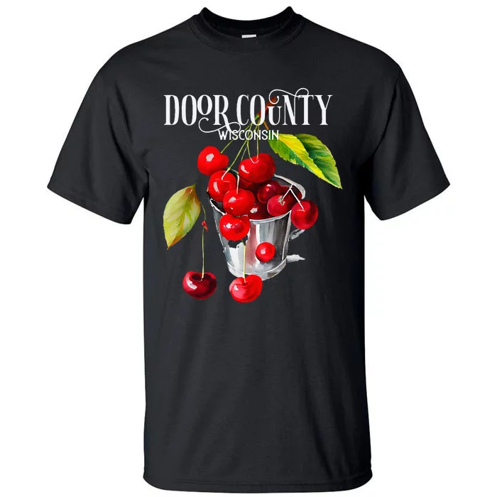 Door County Wisconsin Cherry Blossoms Festival Cherries Fest Tall T-Shirt