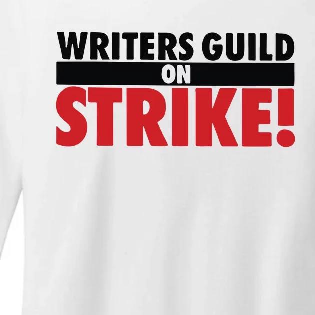 Damien Chazelle Writers Guild On Strike Womens CVC Long Sleeve Shirt