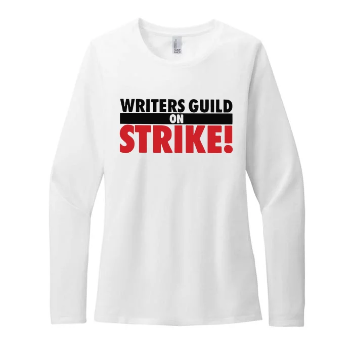 Damien Chazelle Writers Guild On Strike Womens CVC Long Sleeve Shirt