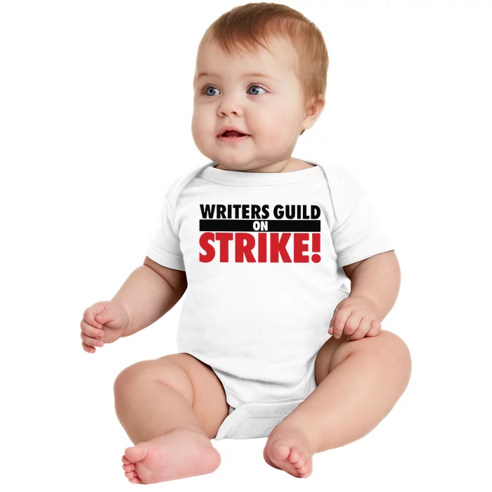 Damien Chazelle Writers Guild On Strike Baby Bodysuit