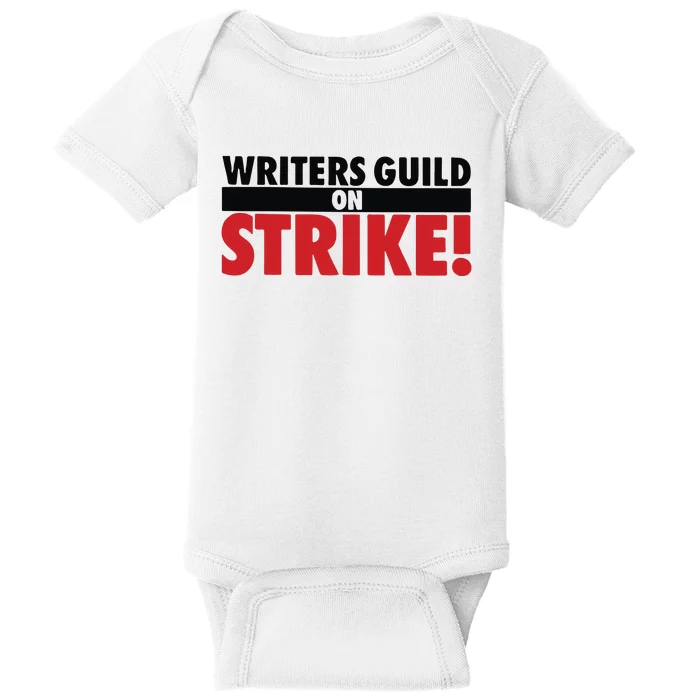 Damien Chazelle Writers Guild On Strike Baby Bodysuit