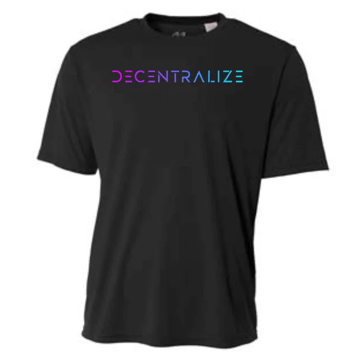 Decentralize Crypto Web3 Blockchain Cooling Performance Crew T-Shirt