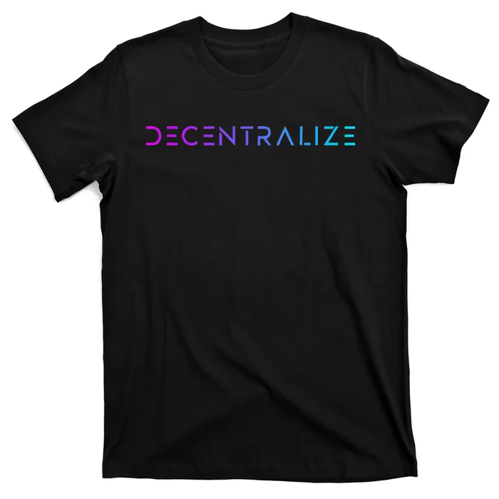 Decentralize Crypto Web3 Blockchain T-Shirt