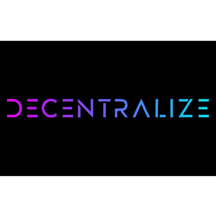 Decentralize Crypto Web3 Blockchain Bumper Sticker