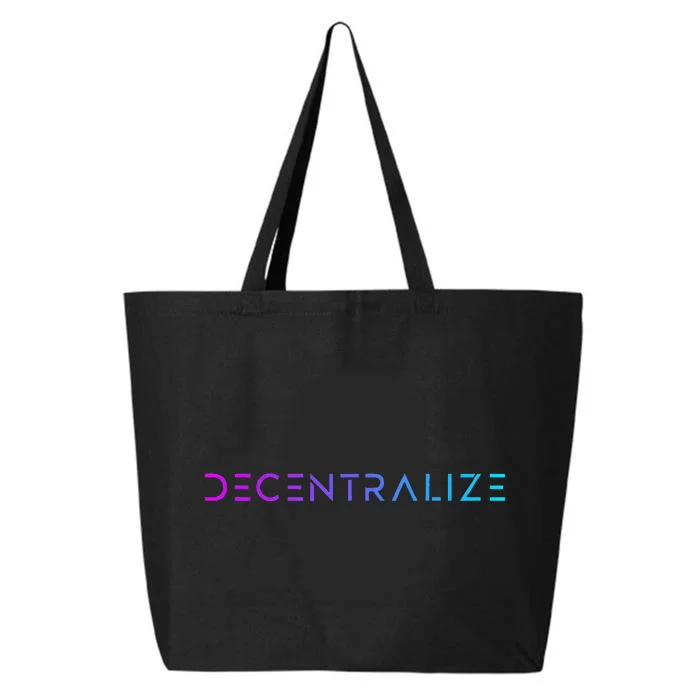 Decentralize Crypto Web3 Blockchain 25L Jumbo Tote