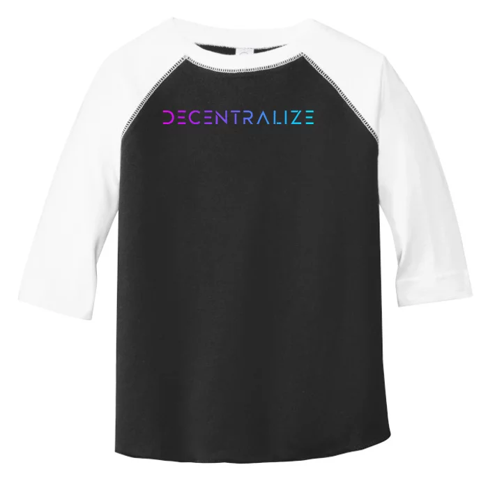 Decentralize Crypto Web3 Blockchain Toddler Fine Jersey T-Shirt