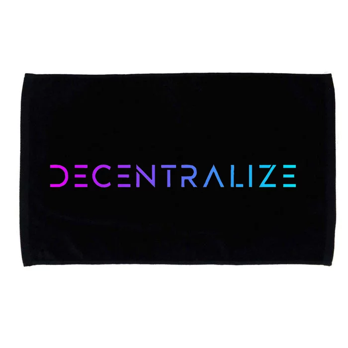 Decentralize Crypto Web3 Blockchain Microfiber Hand Towel