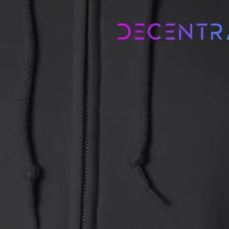 Decentralize Crypto Web3 Blockchain Full Zip Hoodie