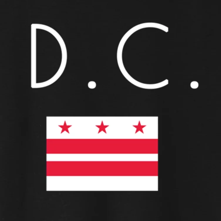 D C Washington District Of Columbia Women's Crop Top Tee