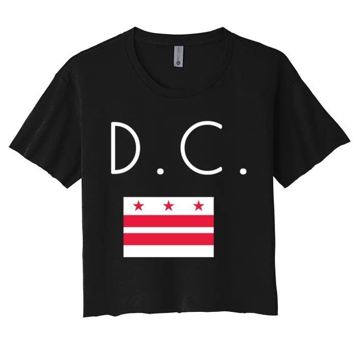 D C Washington District Of Columbia Women's Crop Top Tee