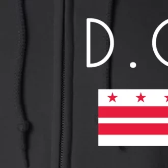 D C Washington District Of Columbia Full Zip Hoodie