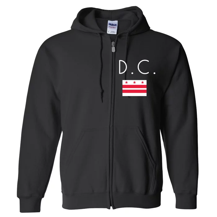 D C Washington District Of Columbia Full Zip Hoodie