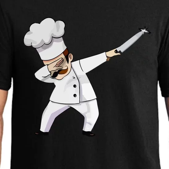 Dabbing Chef With Chefs Knife And Chef Hat For Cooks Gift Great Gift Pajama Set