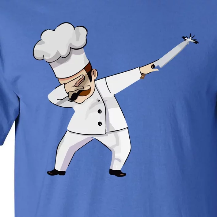 Dabbing Chef With Chefs Knife And Chef Hat For Cooks Gift Great Gift Tall T-Shirt