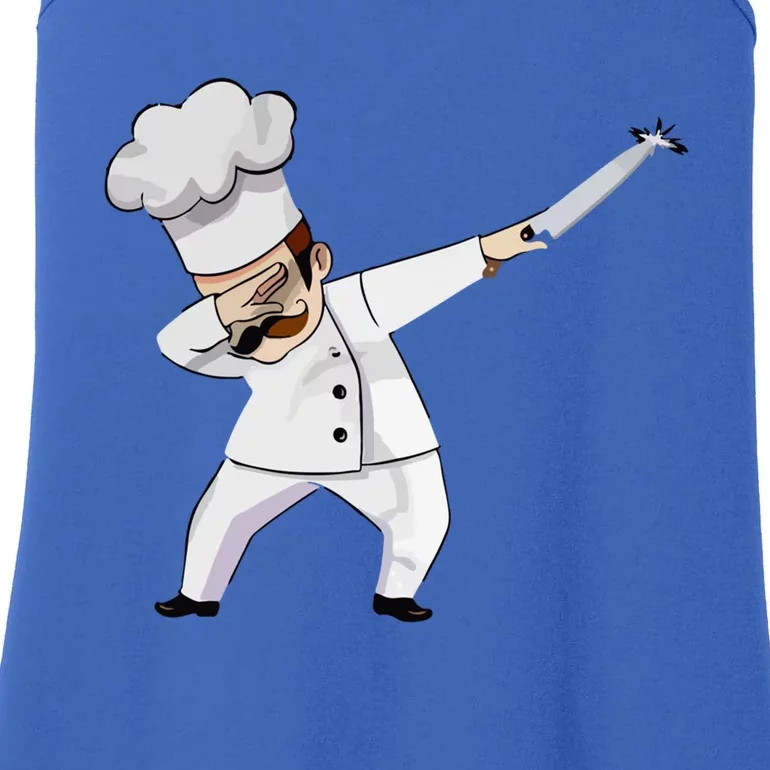 Dabbing Chef With Chefs Knife And Chef Hat For Cooks Gift Great Gift Ladies Essential Tank