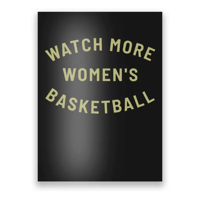 Drew Cole Watch More Women’S Basketball Poster