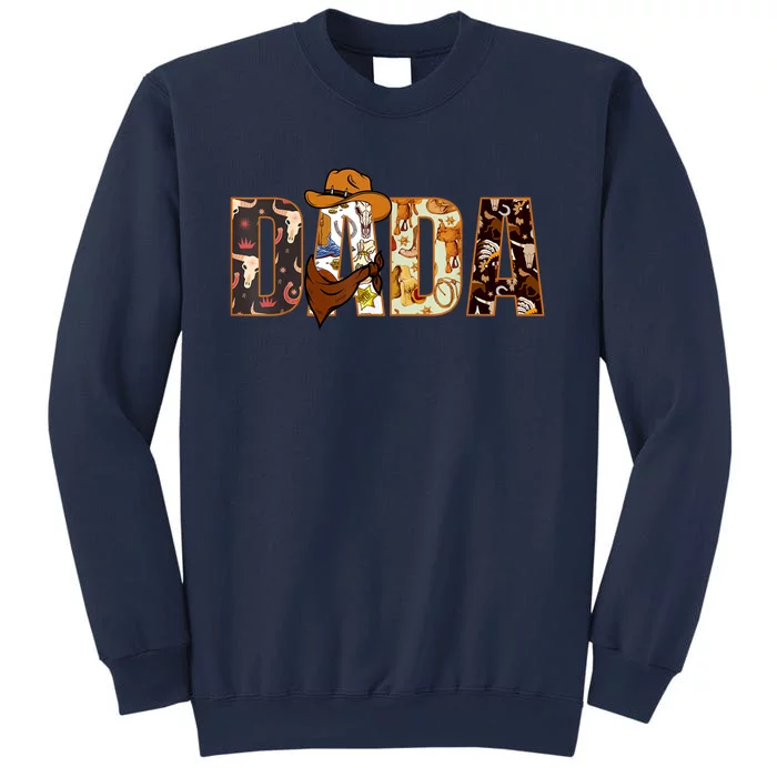 Dada Cowboy Western First Rodeo Birthday Party Decorations Sweatshirt