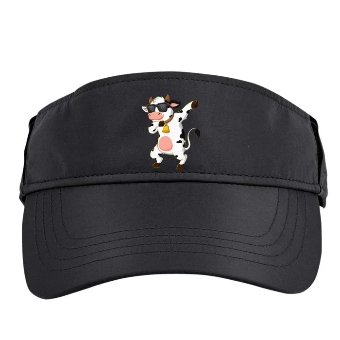 Dabbing Cow Wearing Sunglasses Dab Dance Kids Adult Drive Performance Visor