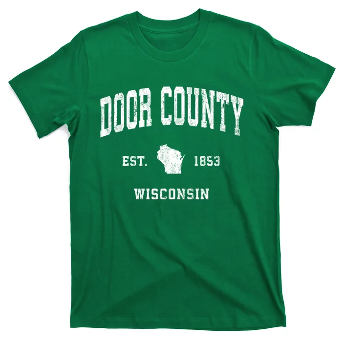 Door County Wisconsin Wi Vintage Athletic T-Shirt