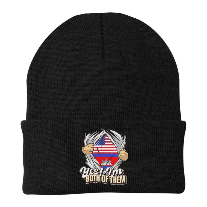 Dual Citizenship Yes IM Both Of Them Cambodia Knit Cap Winter Beanie