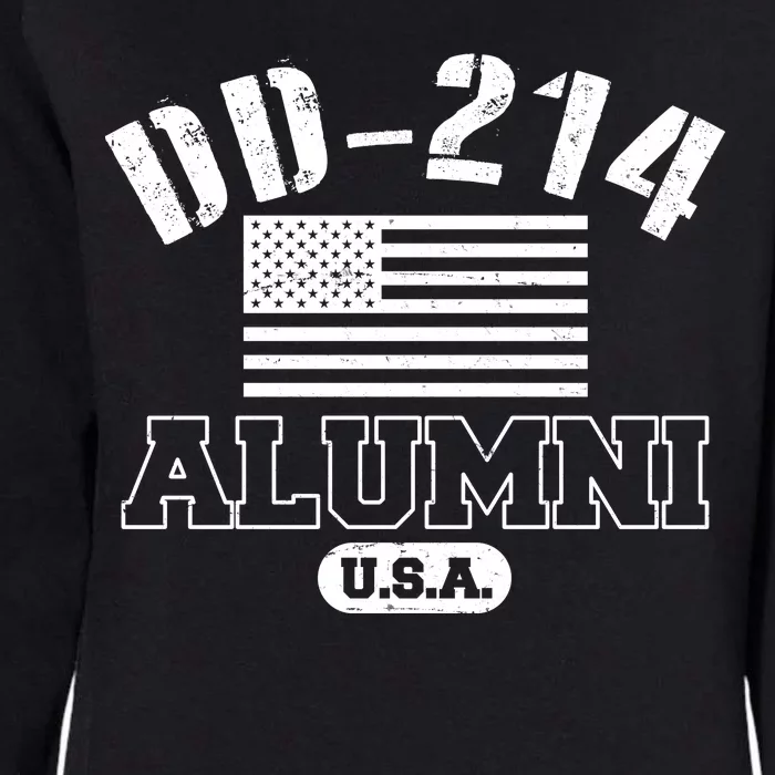 DD 214 Alumni USA Womens California Wash Sweatshirt