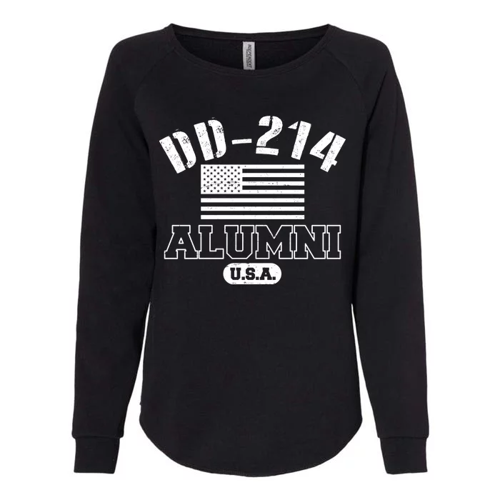 DD 214 Alumni USA Womens California Wash Sweatshirt