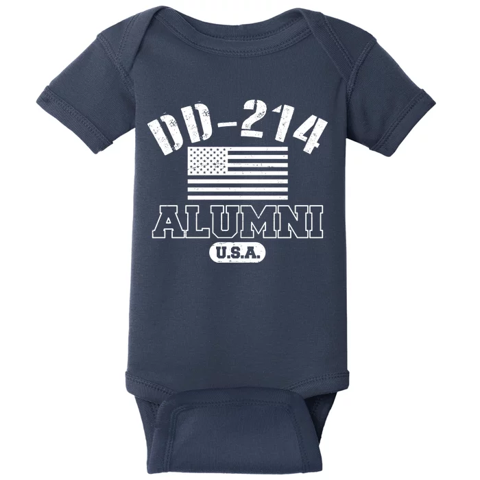 DD 214 Alumni USA Baby Bodysuit