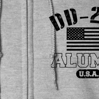 DD 214 Alumni USA Full Zip Hoodie