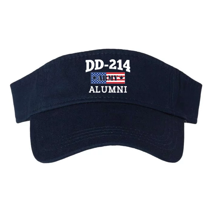 DD-214 Army Alumni US American Flag Valucap Bio-Washed Visor