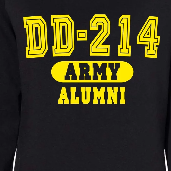 DD-214 US Army Alumni Womens California Wash Sweatshirt