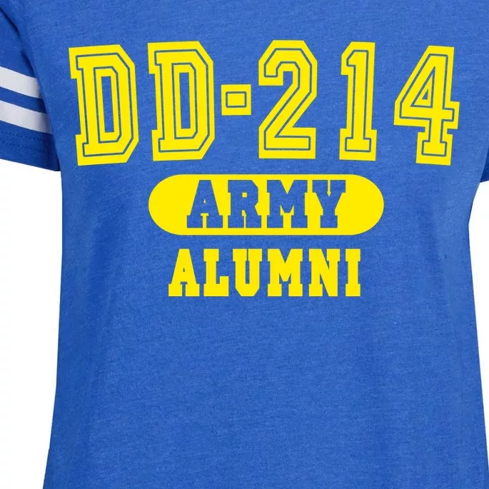 DD-214 US Army Alumni Enza Ladies Jersey Football T-Shirt