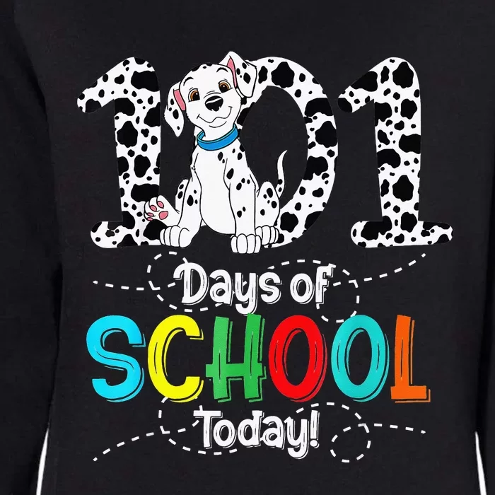 Dalmation Dog 101 Days Of School Rainbow Teachers Womens California Wash Sweatshirt