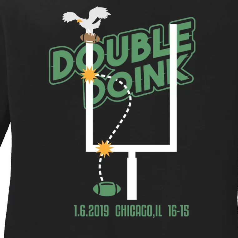 Double Doink 1.6.2019 Chicago Ladies Long Sleeve Shirt