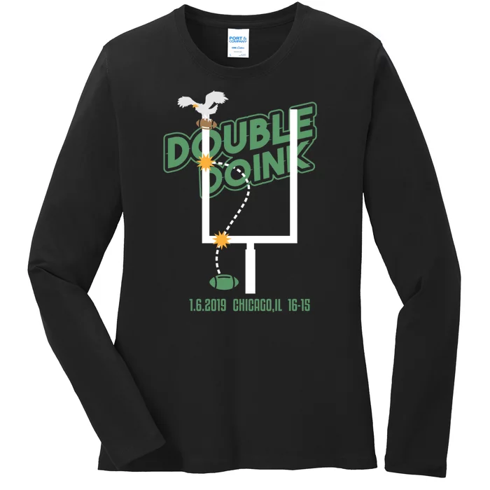 Double Doink 1.6.2019 Chicago Ladies Long Sleeve Shirt