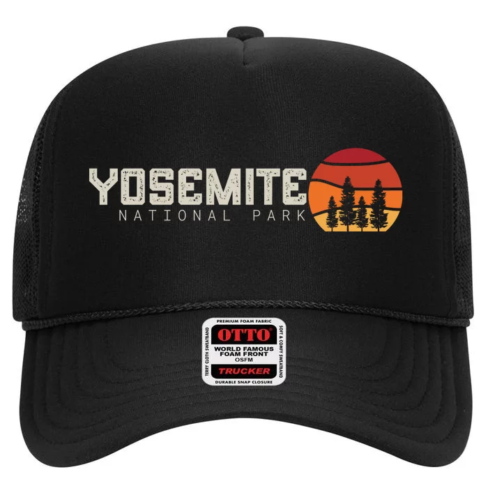 Yosemite High Crown Mesh Trucker Hat