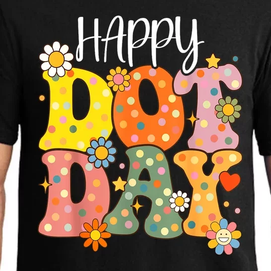 Dot Day 2024 Hippie For Teacher Gift Pajama Set