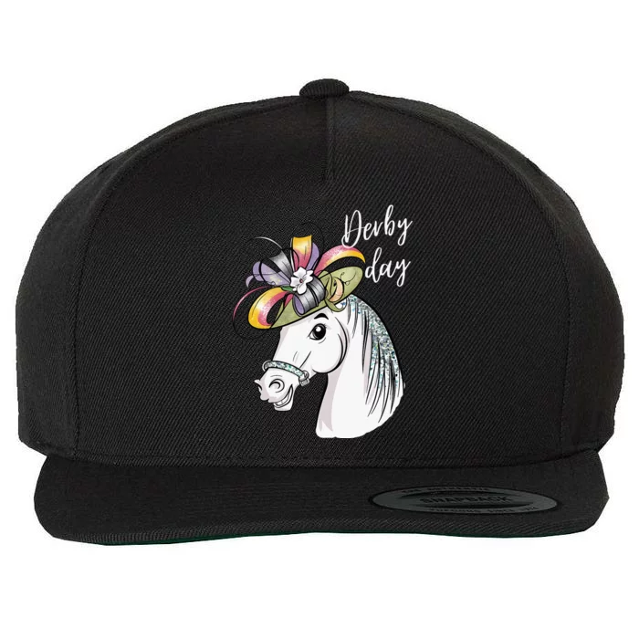 Derby Day 2024 Fascinator Hat Horse Racing Lover Wool Snapback Cap