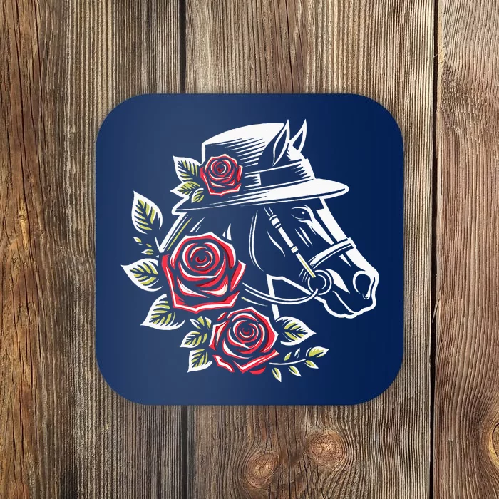 Derby Ddress 2024 Funny Hat Horse Racing Derby Coaster