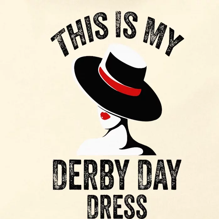 Derby Day 2024 Women This Is My Derby Day Dress Zip Tote Bag