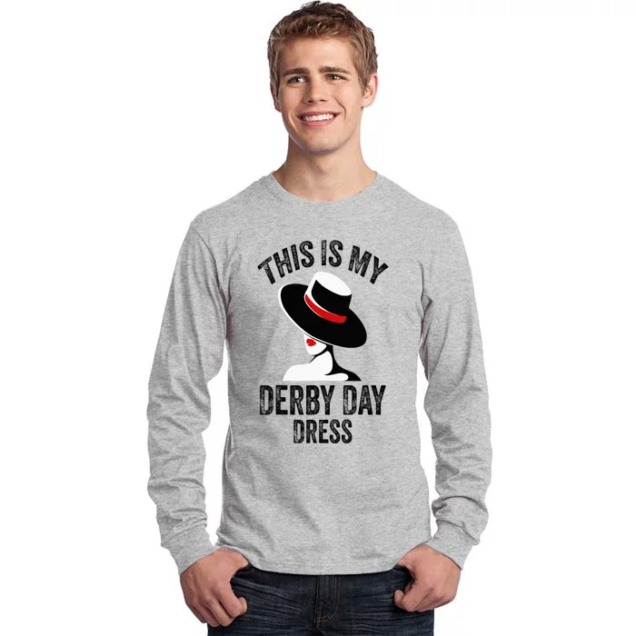 Derby Day 2024 Women This Is My Derby Day Dress Tall Long Sleeve T-Shirt