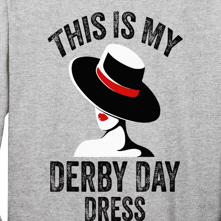 Derby Day 2024 Women This Is My Derby Day Dress Tall Long Sleeve T-Shirt