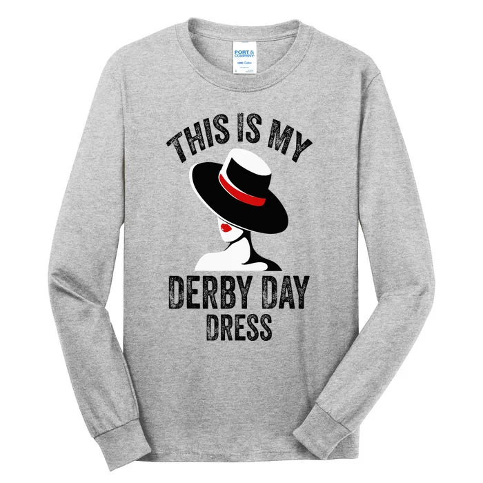 Derby Day 2024 Women This Is My Derby Day Dress Tall Long Sleeve T-Shirt