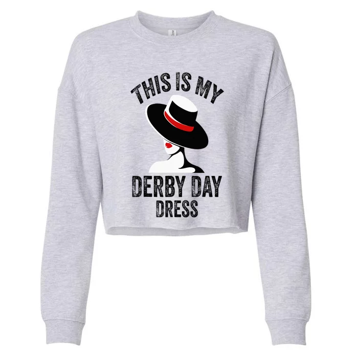 Derby Day 2024 Women This Is My Derby Day Dress Cropped Pullover Crew