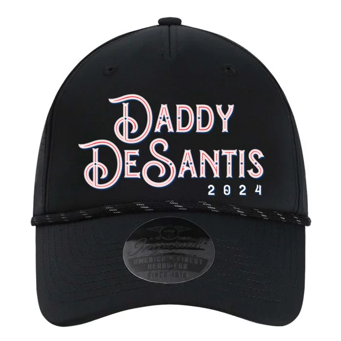 Daddy Desantis 2024 Retro Make America Florida Election Funny Gift Performance The Dyno Cap