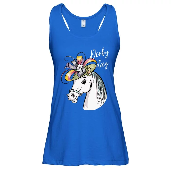 Derby Day 2024 Fascinator Hat Horse Ladies Essential Flowy Tank