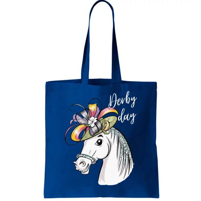 Derby Day 2024 Fascinator Hat Horse Tote Bag