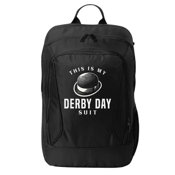 Derby Day 2024 Funny Horse Racing This Is My Derby Day Suit City Backpack