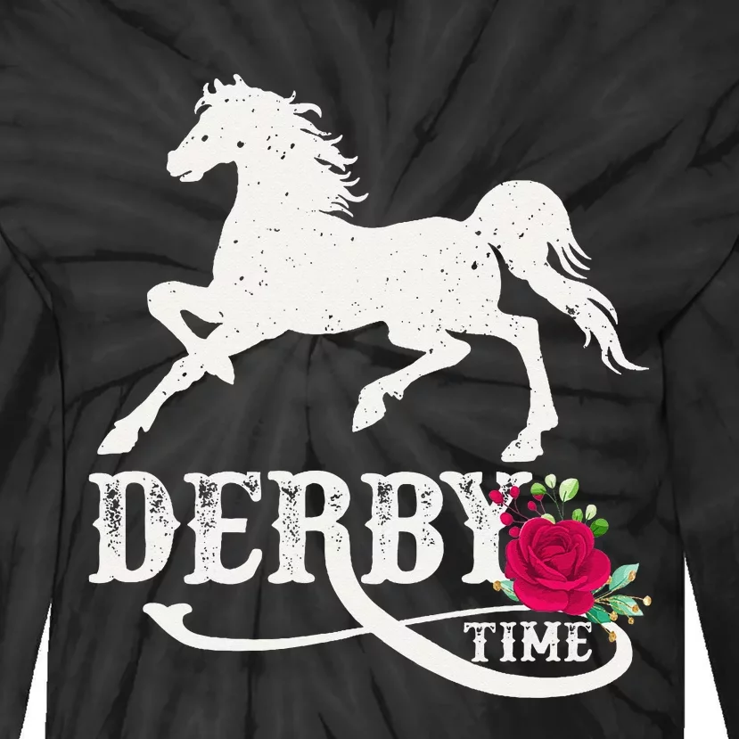 Derby Day 2023 Derby Kentucky Horse Derby Dress Derby Suit Tie-Dye Long Sleeve Shirt