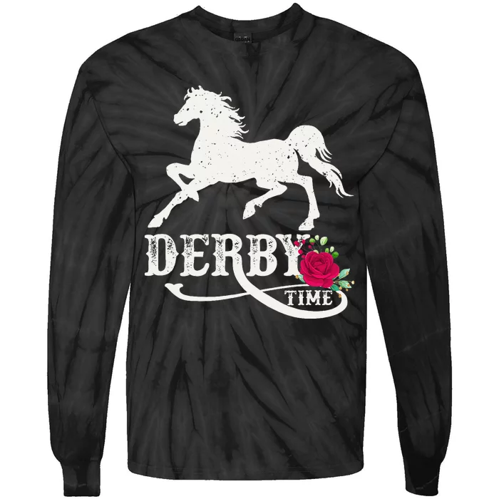 Derby Day 2023 Derby Kentucky Horse Derby Dress Derby Suit Tie-Dye Long Sleeve Shirt