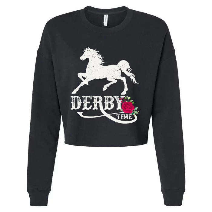 Derby Day 2023 Derby Kentucky Horse Derby Dress Derby Suit Cropped Pullover Crew